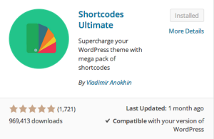 Shortcodes Ultimate