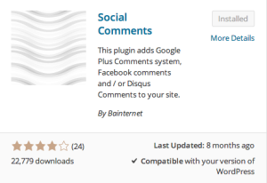 Social Comments